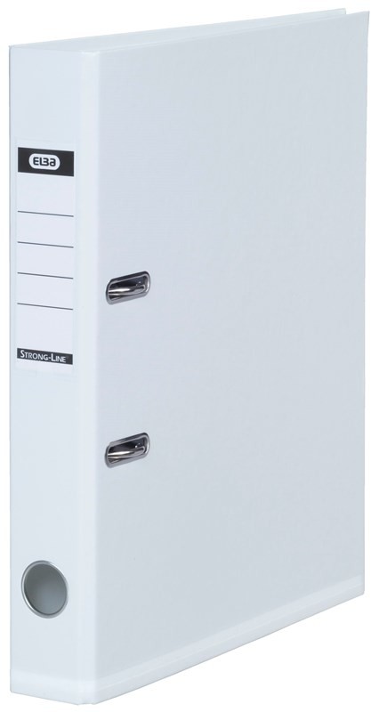Elba Strong-Line Lever Arch File White A4 5 Cm 100400556