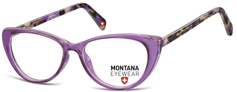 Montana Oprawki korekcyjne Kocie zerówki MA57D jasno-purpurowe MA57D