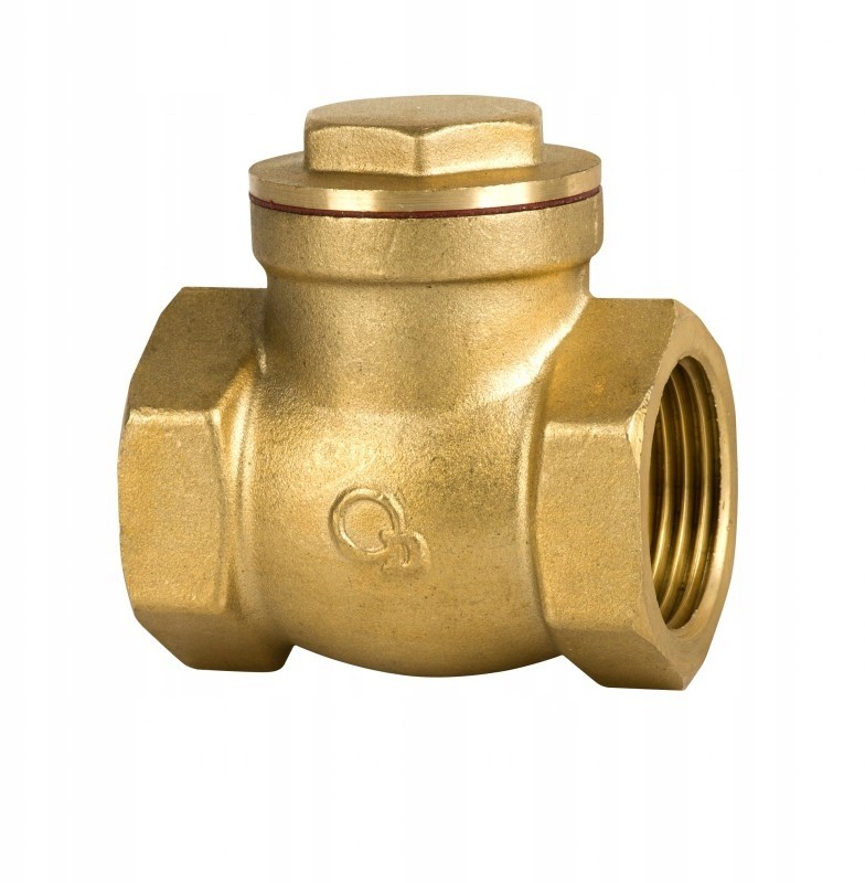 Zawór zwrotny 1 cal DN25 klapowy mosiężny