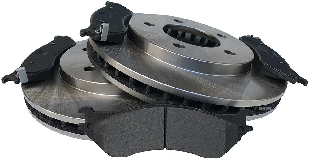 Przednie klocki + tarcze hamulcowe M14 Ford Expedition 2002 54080+STD702