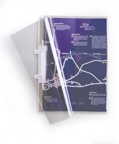 Durable Skoroszyt A4 PCV miękki wpinany przeźroczysty 2512-19