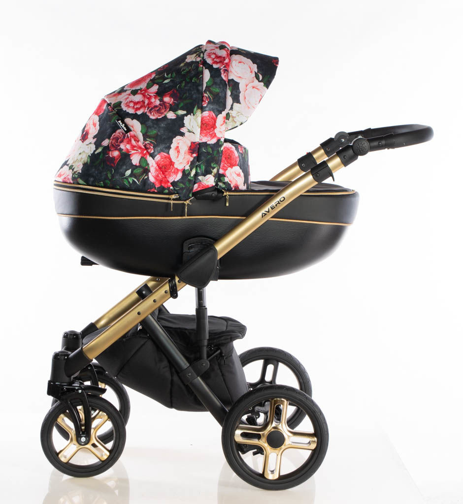 Kajtex Avero II - kol. Roses Gold - 3w1 - Wózek dziecięcy