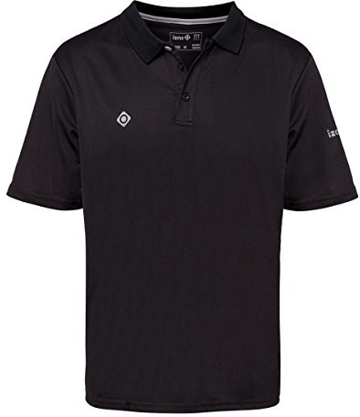 IZAS IZAS Męska koszulka polo Ordesa, z krótkim rękawem wielokolorowa czarno-srebrny M 8434076482965