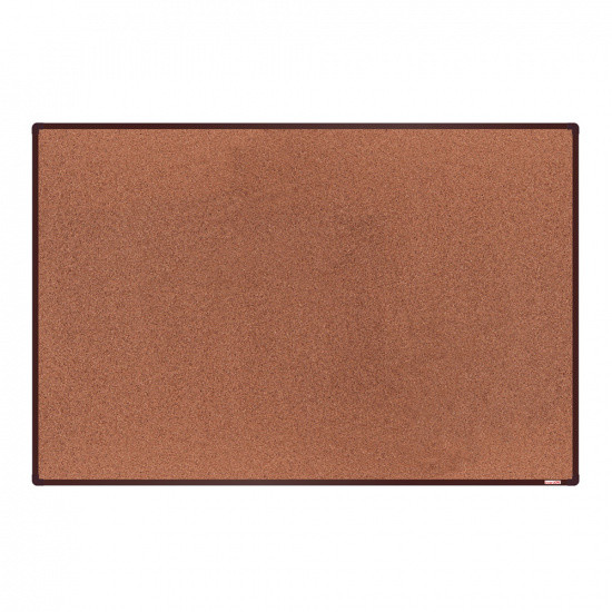 boardOK Tablica korkowa boardOK, 180x120 cm, brązowa aluminiowa rama VOK180120-3500