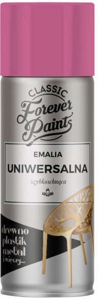 Forever paints Emalia uniwersalna szybkoschnąca Forever Paints 400 ml różowa