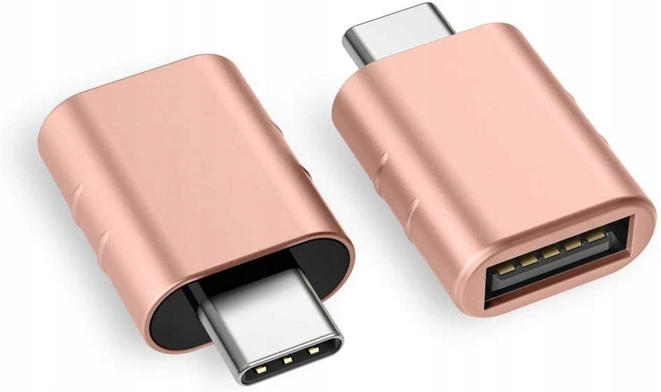 Adapter Usb Typ C Do Usb Rose Gold 2 Szt Syntech