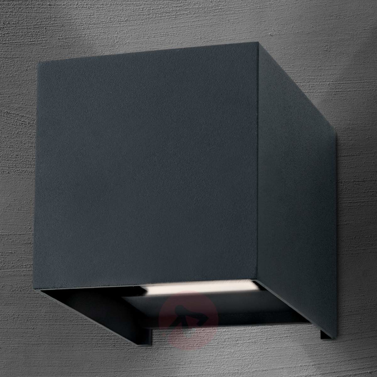 Cube Kinkiet zewnętrzny LED antracyt