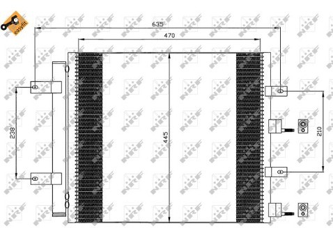 NRF Skraplacz, klimatyzacja 35604