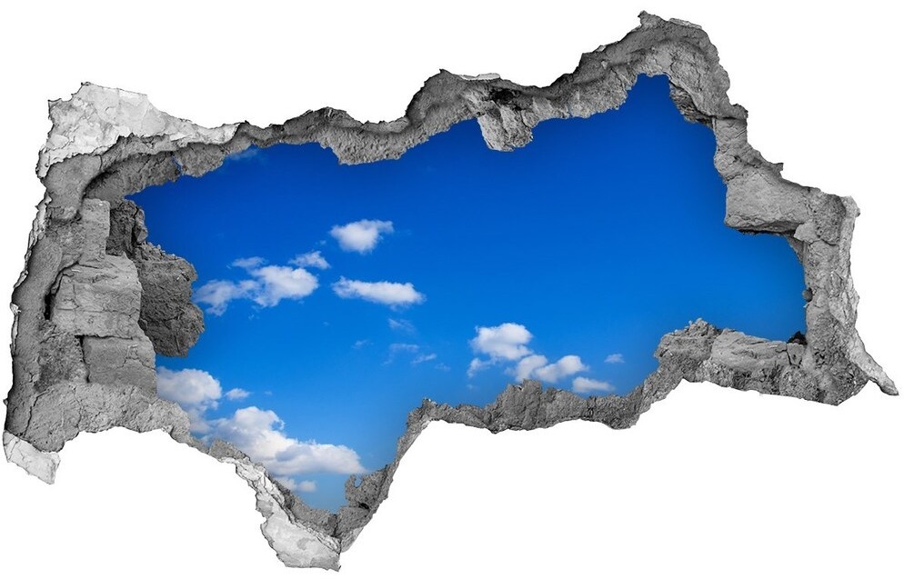 Wallmuralia.pl naklejka fototapeta 3D widok Chmury na niebie