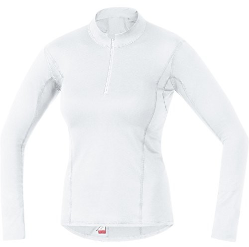 Gore Wear oddychająca damska stójką-polowa-T-Shirt, Gore M Women Base Layer Thermo Turtleneck,,,,, 100319, biały, 36 -0100-Small100316010003-0100