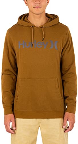 Hurley Hurley Męska bluza z kapturem Brązowy S MFT0009290