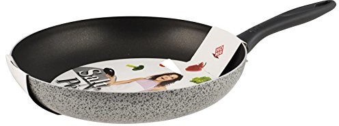 Home Salt peper patelnia z powłoką zapobiegającą przywieraniu, 32 cm, aluminium, czarny/szary 8003512649912