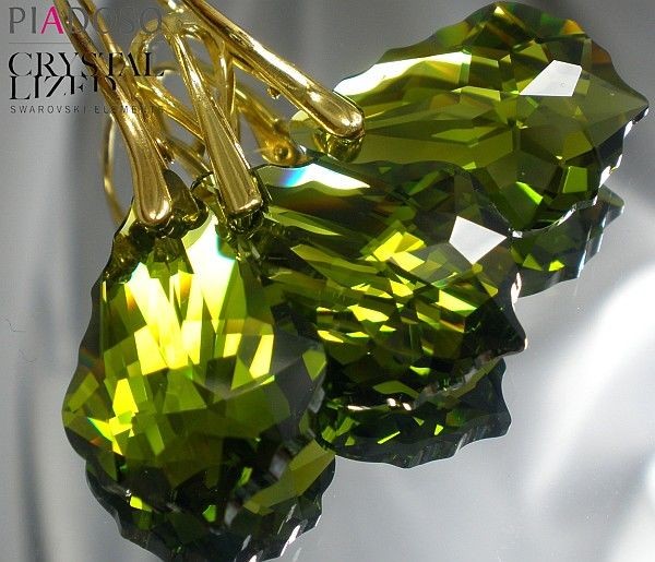 Arande SWAROVSKI komplet ZŁOTE SREBRO Certyfikat 22OL 1096083794