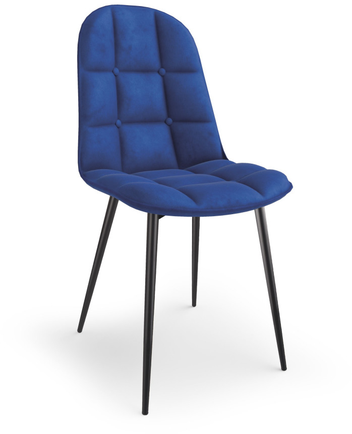 Halmar K417 krzesło granatowy velvet (1p=1szt)