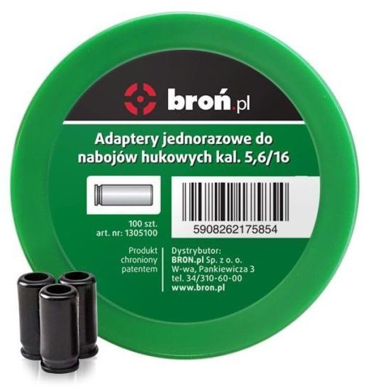 Zoraki Adaptery jednorazowe do nabojów 5,6/16 do Phantoma, Fantoma - 100 sztuk