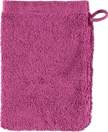 Cawo Rękawica kąpielowa Lifestyle Sport gładka 16 x 22 cm purpurowa 7007 833 16/22