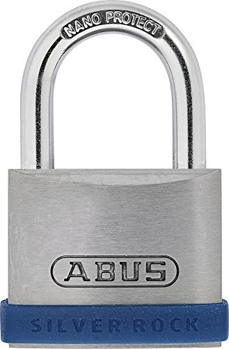 Abus ABUS 77561 Silver Rock kłódka, kłódka, zamek z kluczem, srebrny, niebieski