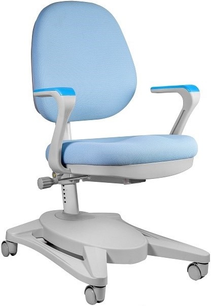 Unique-Meble Krzesło obrotowe GABBY niebieskie dziecięce, do biurka