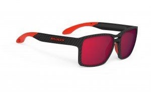 Rudy Project Okulary spinair 57 czarny|czerwony OKULARY SPINAIR 57 CARBONIU