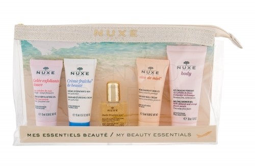 Nuxe Huile Prodigieuse Multi Purpose Dry Oil Face Body Hair zestaw 10 ml zestaw