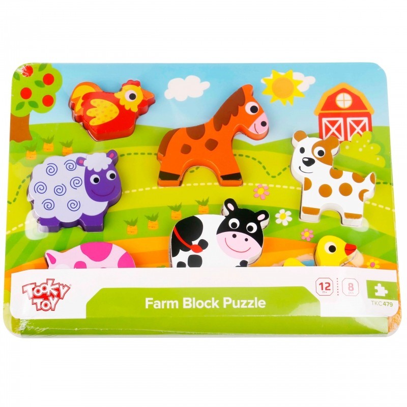 Tooky Toy TOOKY TOY Grube Puzzle Farma TKC479