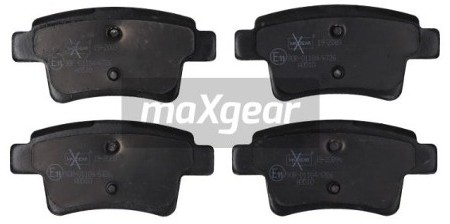 MaxGear Zestaw klocków hamulcowych, hamulce tarczowe 19-2089