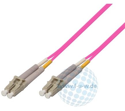 Tecline 39885305 OM4-włókien LWL-Kabel (50/125 m, 5,0 m) jasnoczerwony 4048889022139