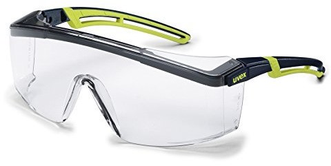 Uvex robocze okulary ochronne/okulary w oprawce 9164 astrospec 2.0, limonkowy/czarny, szkła: bezbarwne, 2  1,2