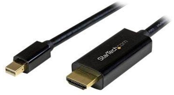 StarTech com com Mini DisplayPort to HDMI Adapter Cable - 3 m (10 ft) - 4K 30Hz - video cable - DisplayPort / HDMI - 3 m MDP2HDMM3MB