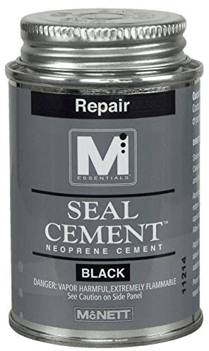 McNett mcnett Seal cement for wetsuits and other Neoprene Products (Black)  4 oz. 14414