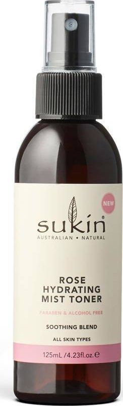 Sukin Sukin Sukin Nawilżająca mgiełka tonizująca Hydrating Mist Toner Rose 125ml SUK07309