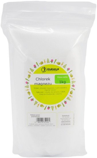 KruKam CHLOREK MAGNEZU sześciowodny CZDA 100% 1kg