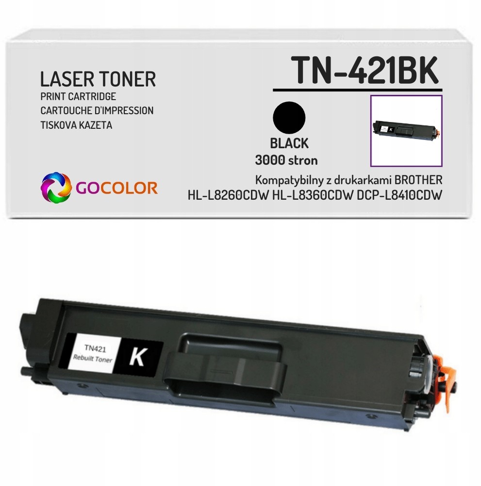 Toner TN-421BK MFC-L8900 Cdw zamienny z Brother