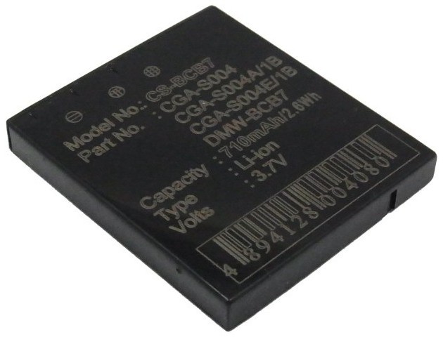 Cameron Sino Panasonic CGA-S004 710mAh 2.63Wh Li-Ion 3.7V Cameron Sino)