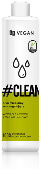 Oceanic Vegan #Clean seboregulujący płyn micelarny 250ml