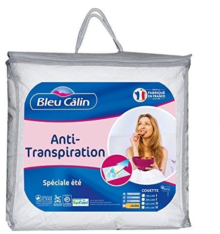 Bleu Calin Bleu câlin kołdry z funkcją Topcool włókien, antyperspirant, 140 x 200 cm, biały, kto20 KTO20H140
