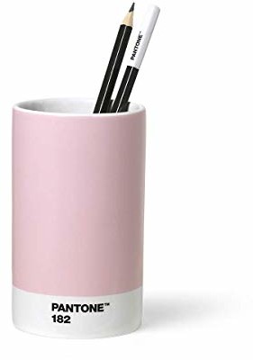 Pantone Pantone organizer na biurko, pojemnik na długopisy, porcelana, jasnoróżowy 182 101490182