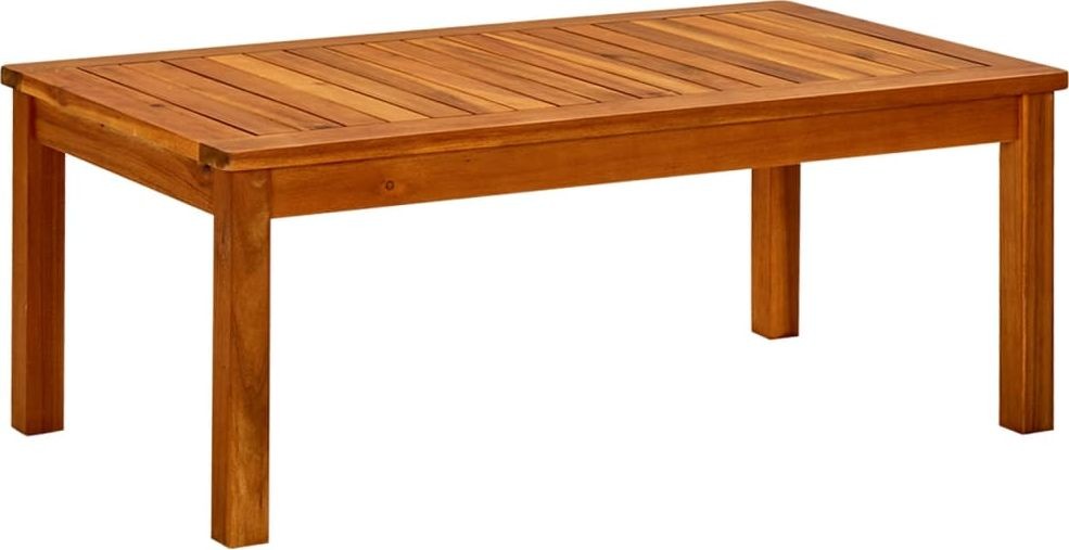 vidaXL Ogrodowy stolik kawowy 90x50x36 cm lite drewno akacjowe 316400