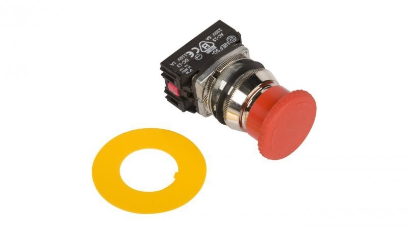 Promet Przycisk bezpieczeństwa 30mm 2R IP56 przez obrót W0-NEF30-DRP 2Y C W0-NEF30-DRP 2Y C