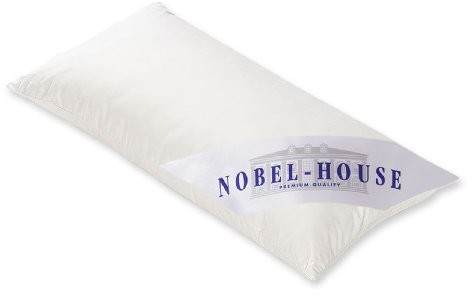 Hanskruchen Nobel House  luksusowa poduszka pod głowę  40 x 80 cm  70% piór Chen/30% puch  630 rozm.  niemiecki produkt wysokiej jakości  975.20.006 975.20.006