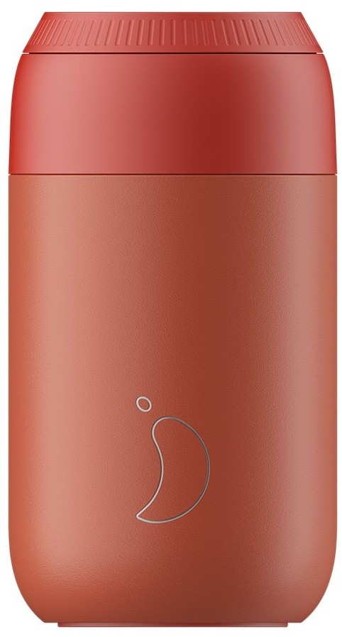 Chilly's Chillys Chillys Series 2 Termiczny kubek do kawy | 340ml | Czerwony klon