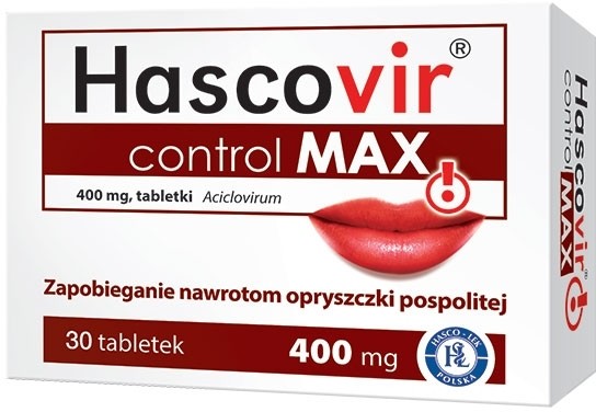 Hasco-Lek Hascovir Control MAX 400mg x30 tabletek