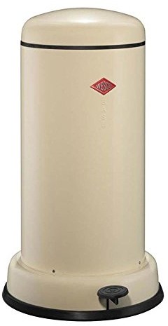 Wesco smlr odpady Baseboy pojemnik na odpady, stal nierdzewna, Migdał, 38 x 38 cm 134 531-23
