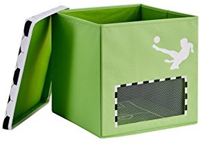 STORE.IT Store.Siatka bramki do it na zabawki do wykorzystujące | piłka nożna | 33 x 33 x 33 cm | zielony | tooor| MDF wzmocnione 670537