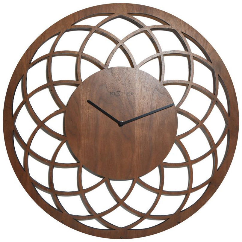 Nextime Zegar ścienny 60 cm Dreamcatcher Big brązowy 3115BR