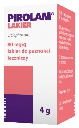 Polpharma Pirolam 80mg/g lakier do paznokci 4g