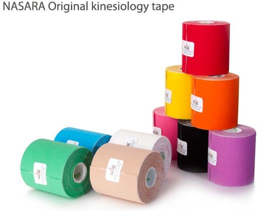 Tape Nasara Oryginalne Plastry Kinesiology SZEROKIE 7,5cm (Nasara specjalne)