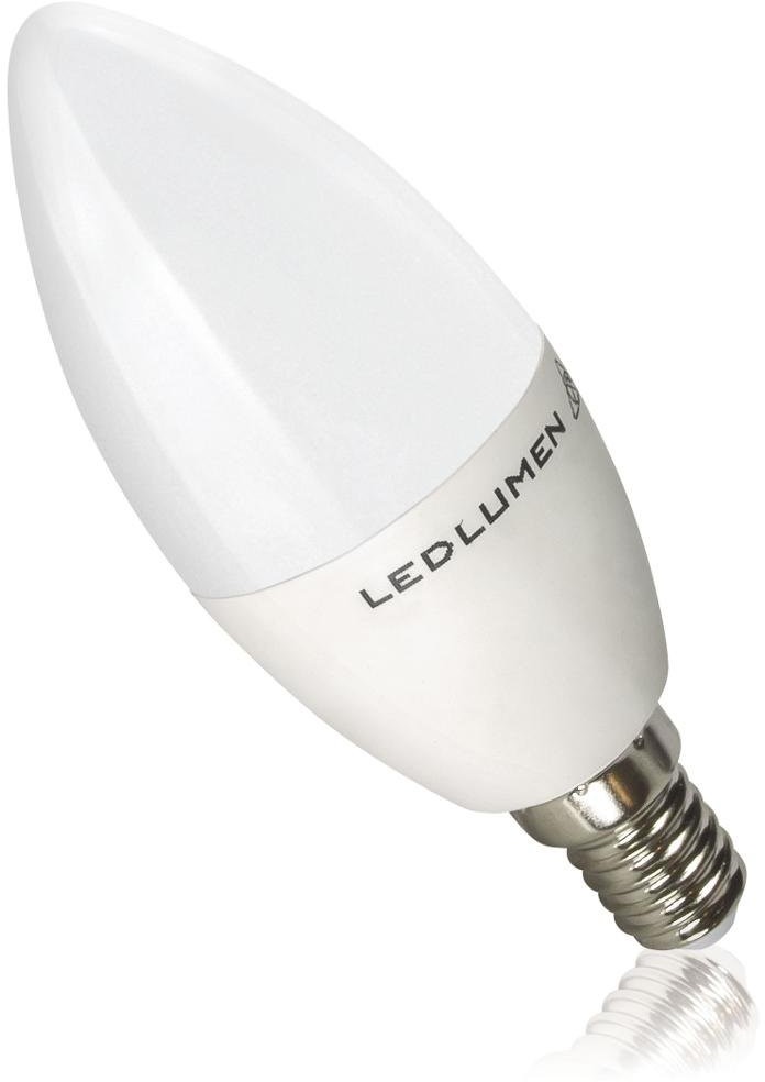 LEDlumen Żarówka LED CCD WW C37-AP, E14, 8 W, barwa biała ciepła