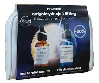 Mesoestetic Zestaw Aox Ferulic Serum 30ml + HA Densimatrix Serum 30ml == SUPER SPRZEDAWCA == Próbki do Zakupu Gratis