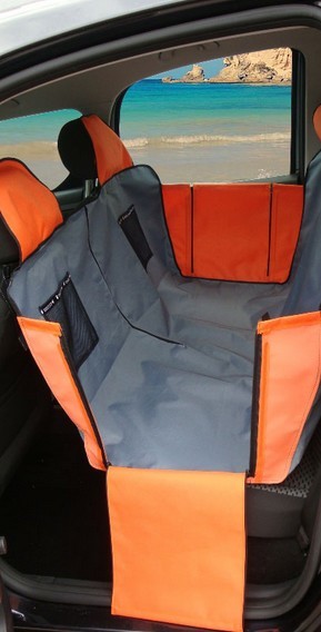 Kardiff Kardimata Active samochodowa na tylne fotele - mata z zamkiem i bokami średnia 133x157cm